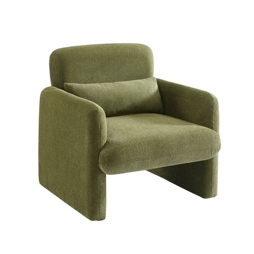 Fauteuil Oma Tissu Vert
