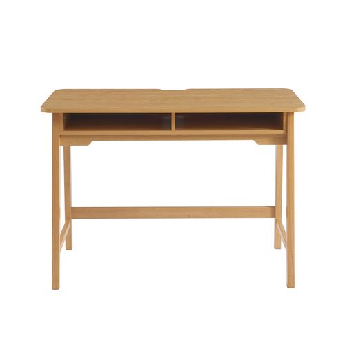 Bureau Maia 2 Compartiments Effet Chêne 110cm