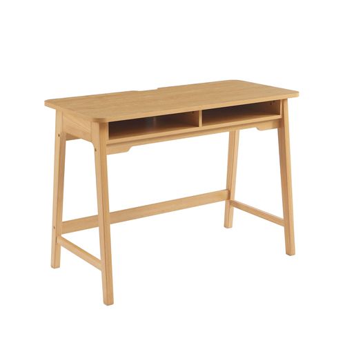 Bureau Maia 2 Compartiments Effet Chêne 110cm