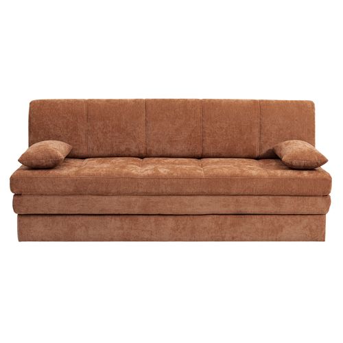 Banquette Luma Convertible 3 Places Tissu Chenille Terracotta