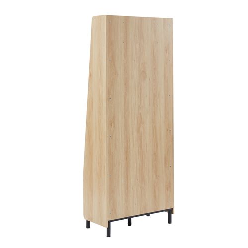 Vestiaire D'entrée Japendi  Effet Chêne Et Gris Anthracite H185cm