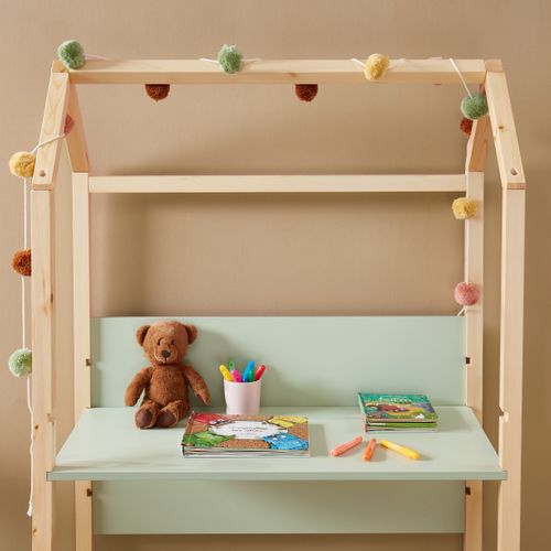 Bureau Enfant Cabane Tiny  Vert  Évolutif