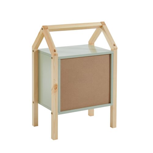 Table De Chevet Tiny  Vert  2 Tiroirs