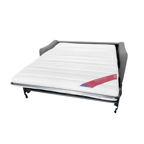 Nassau Canapé Convertible 3 Places Matelas Dunlopillo 140 Cm -  Gris
