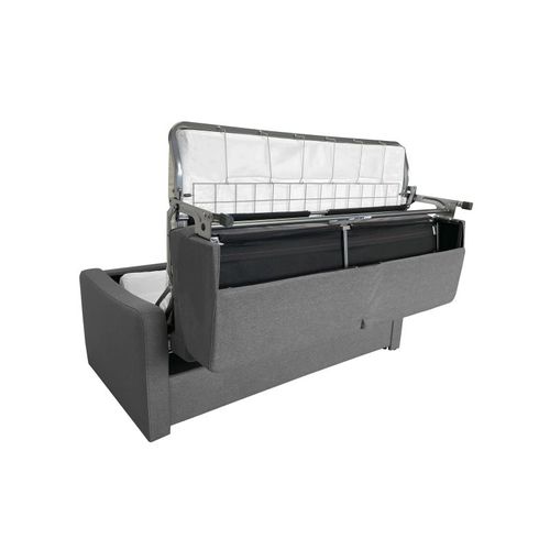 Nassau Canapé Convertible 3 Places Matelas Dunlopillo 140 Cm -  Gris