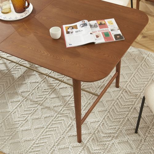 Table à Manger Extensible Jill Placage Frêne 160 à 200cm