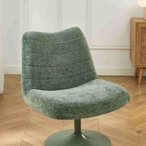 Fauteuil Rotatif Antea Tissu Vert
