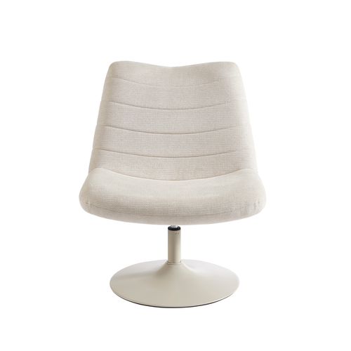 Fauteuil Rotatif Antea Tissu Beige