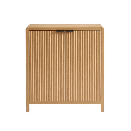 Buffet Utica Effet Chêne 2 Portes 75cm