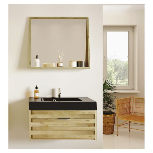 Meuble De Salle De Bain Sous Vasque En Bois L80 - Benoa