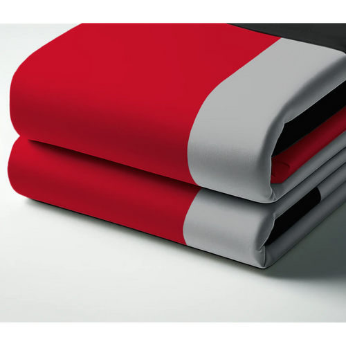 Drap Plat Coton Trio Rouge - 180 X 290 cm