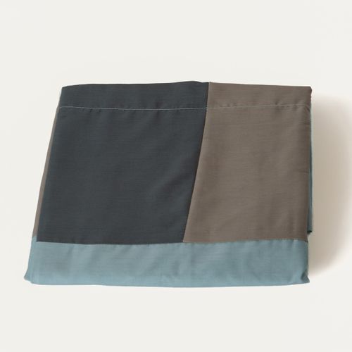 Drap Plat Coton Trio Bleu - 270 X 300 cm
