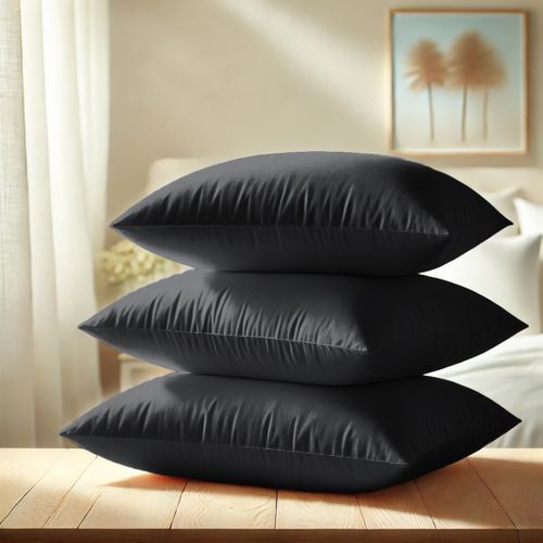 Taie D'oreiller Polycoton Tertio® Anthracite - 63 X 63 cm Sans Volant