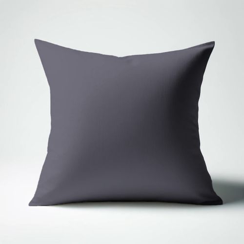 Taie D'oreiller Polycoton Tertio® Anthracite - 63 X 63 cm Sans Volant