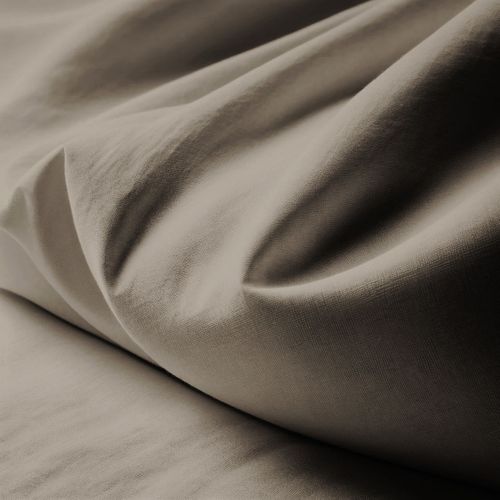 Drap plat polycoton Taupe - 180 X 290 cm