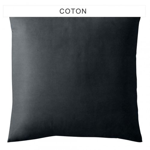 Taie D'oreiller Coton Tertio®  Noir -63 X 63 Sans Volant