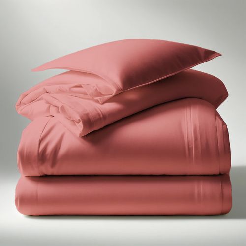 Housse de couette polycoton TERTIO® Pêche - 200 X 200 cm