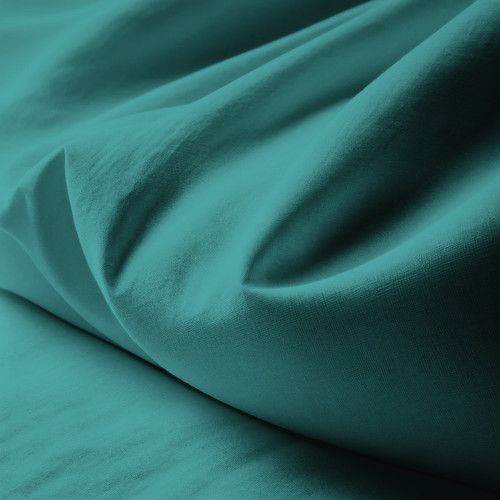 Drap Plat Coton Vert Émeraude - 180 X 290 cm