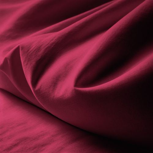 Taie D'oreiller Percale Coton Tertio® Bordeaux - 63 X 63 cm Sans Volant