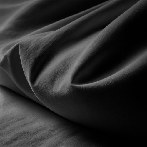 Drap plat polycoton Noir - 180 X 290 cm