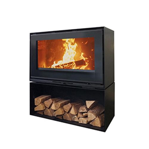 Poêle à Bois Fonte 10kw Noir - 411203peintanthracite