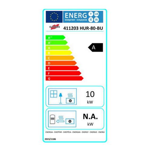 Poêle à Bois Fonte 10kw Noir - 411203peintanthracite