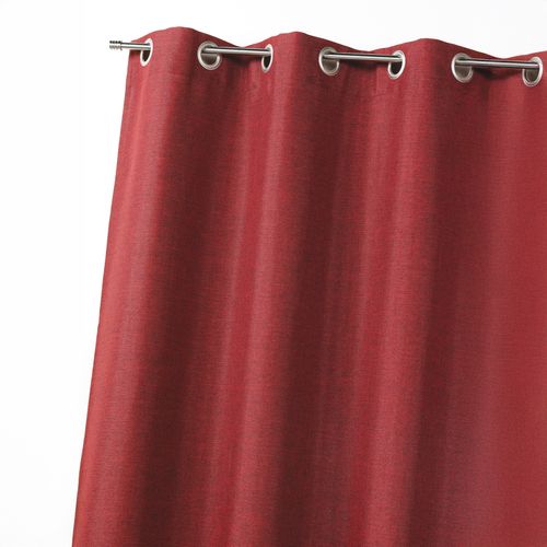 Rideau - Effet Chiné - 140x260 Cm - Bordeaux