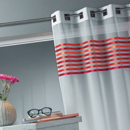 Voilage Étamine Parement Tissé Dans Le Haut - 140x260 Cm - Cuivre