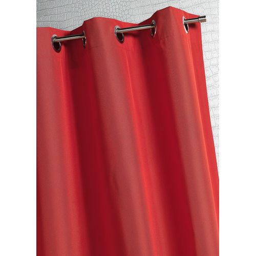 Rideau D'ameublement Uni Extérieur - 140x260 Cm - Rouge Orangé