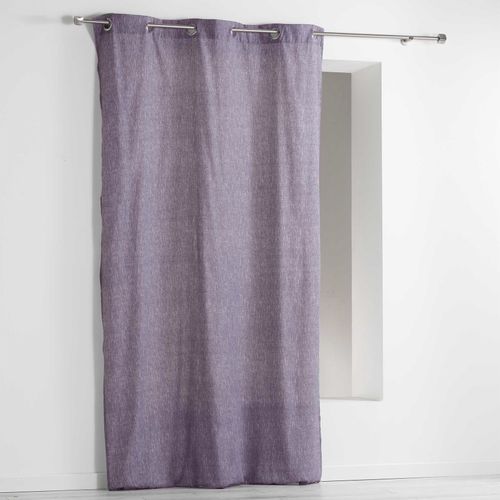Rideau D'ameublement - Effet Chiné - 140x260 Cm - Violet Parme