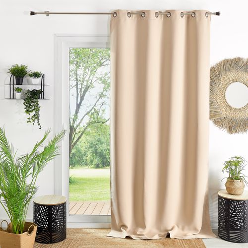 Rideau Ameublement 80 % Occultant - 140x260 Cm - Ivoire