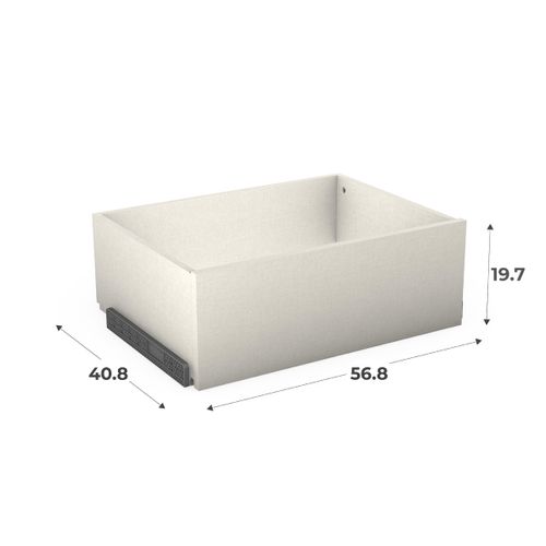 Tiroir à l'anglaise H.20 x L.60 x P.45 cm CASANE Textile