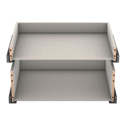 Kit 2 blocs tiroirs H.38 x L.60 x P.45 cm CASANE Textile