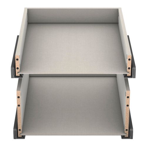 Kit 2 blocs tiroirs H.38 x L.45 x P.56 cm CASANE Textile