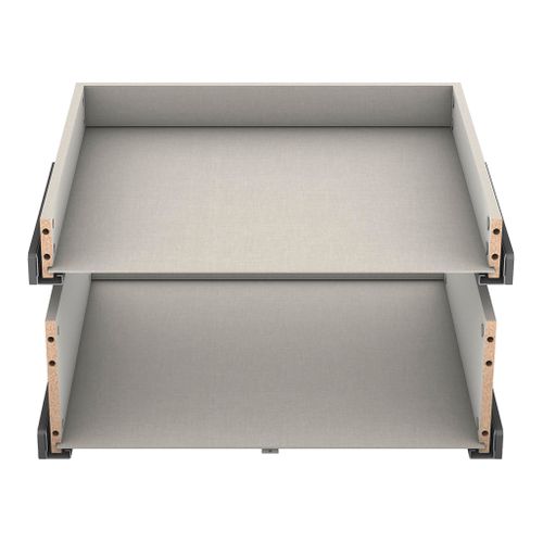 Kit 2 blocs tiroirs H.38 x L.60 x P.56 cm CASANE Textile