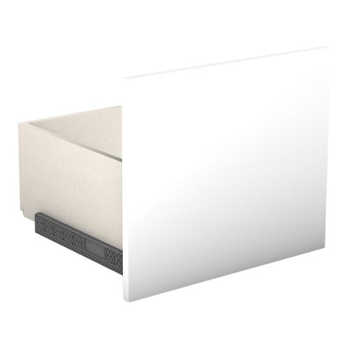 Kit façade tiroir H.38 x L.45 cm CASANE Blanc