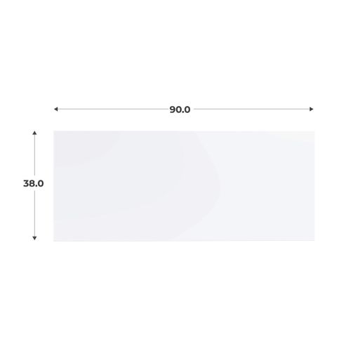 Kit façade tiroir H.38 x L.90 cm CASANE Blanc