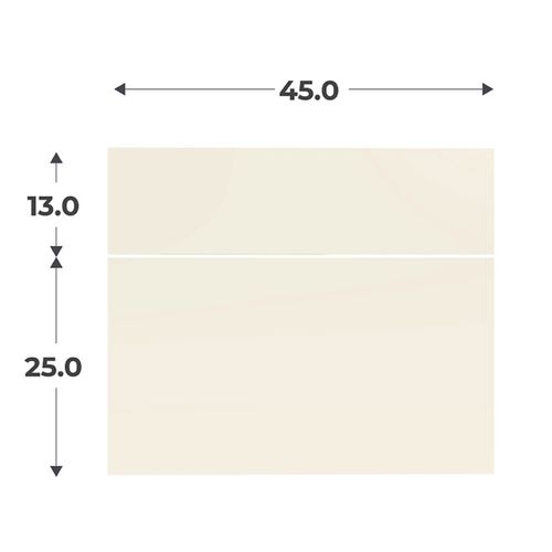 Kit 2 façades 2 tiroirs H.38 x L.45 cm CASANE Sable