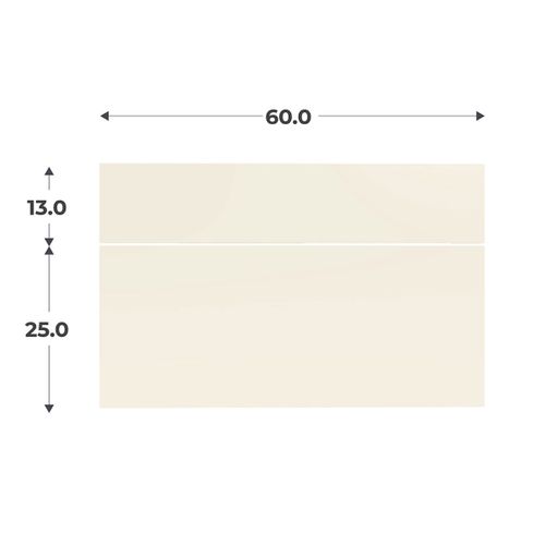 Kit 2 façades 2 tiroirs H.38 x L.60 cm CASANE Sable