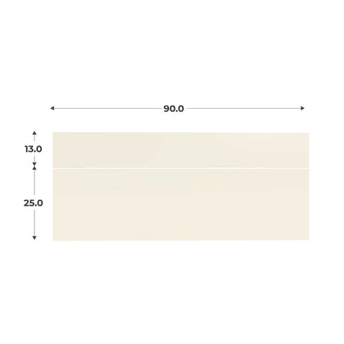 Kit 2 façades 2 tiroirs H.38 x L.90 cm CASANE Sable