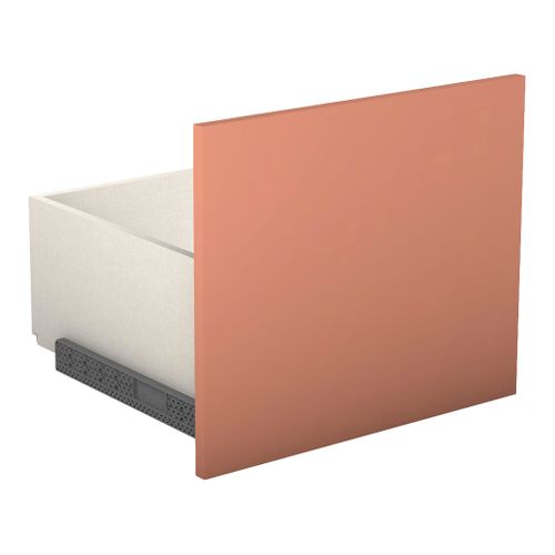 Kit façade tiroir H.38 x L.45 cm CASANE Terracotta