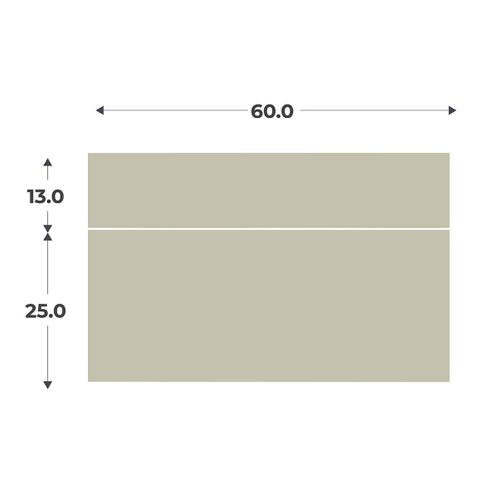 Kit 2 façades 2 tiroirs H.38 x L.60 cm CASANE Sauge