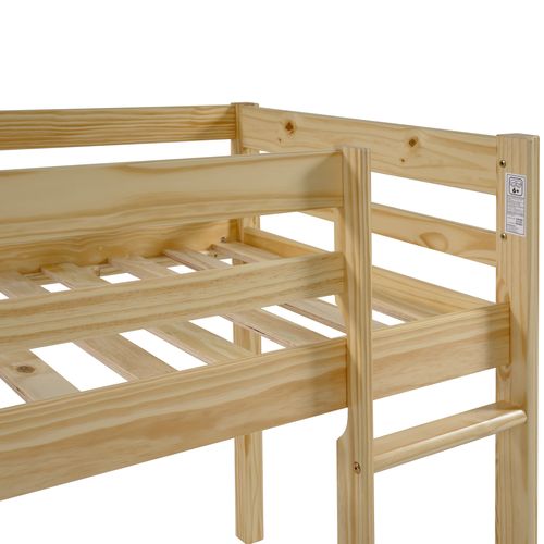 Lit mi haut 90x190 cm BLOOM Naturel