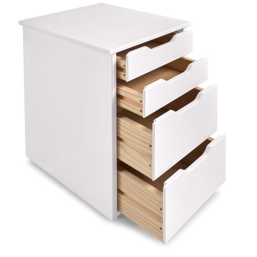 Caisson 4 tiroirs COLT Blanc