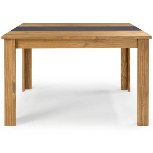 Table L. 120/200 + Allonge TARA Imitation chêne / Anthracite