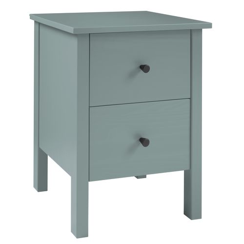 Chevet 2 tiroirs H.60 cm MARGOT Céladon