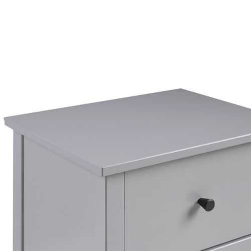 Chevet 2 tiroirs H.60 cm MARGOT Gris