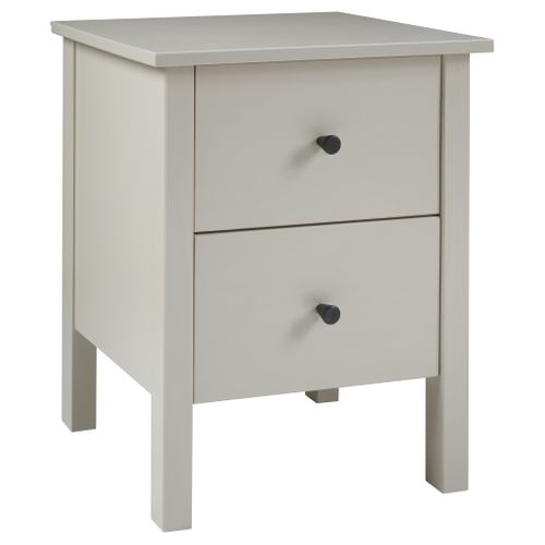 Chevet 2 tiroirs H.60 cm MARGOT Taupe