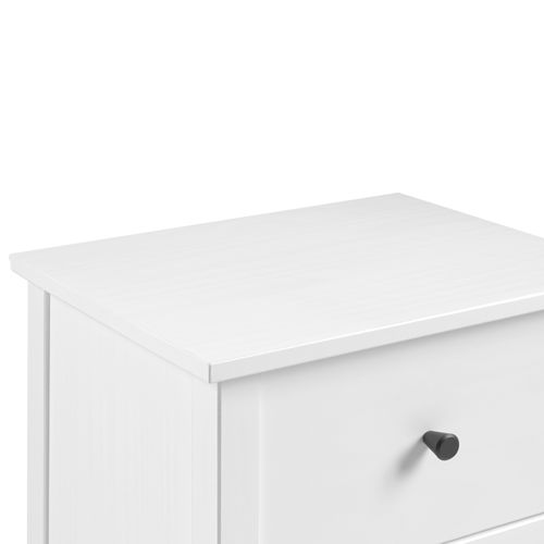 Chevet 2 tiroirs H.60 cm MARGOT blanc