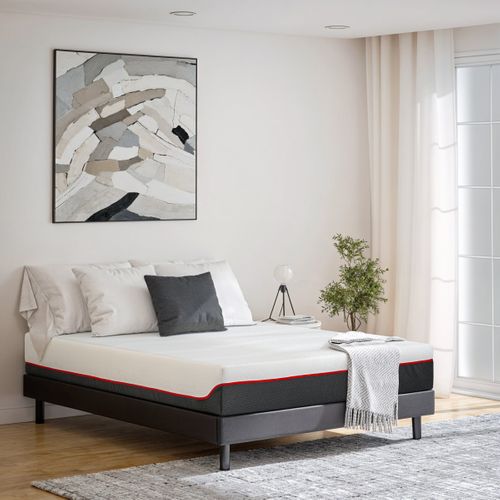 Matelas hybride 160x200 cm avec 1,5 cm mousse à mémoire de forme MAUDE ép. 24 cm